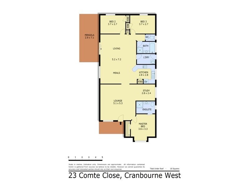23 Comte Close, Cranbourne West VIC 3977 Floorplan
