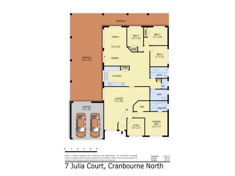 7 Julia Court, Cranbourne North VIC 3977 Floorplan