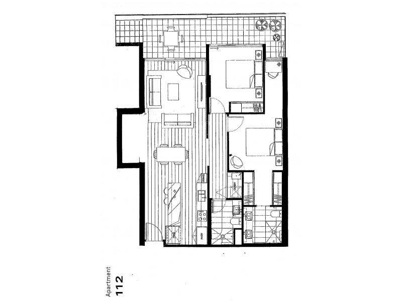112/380 Bay Street, Brighton VIC 3186 Floorplan