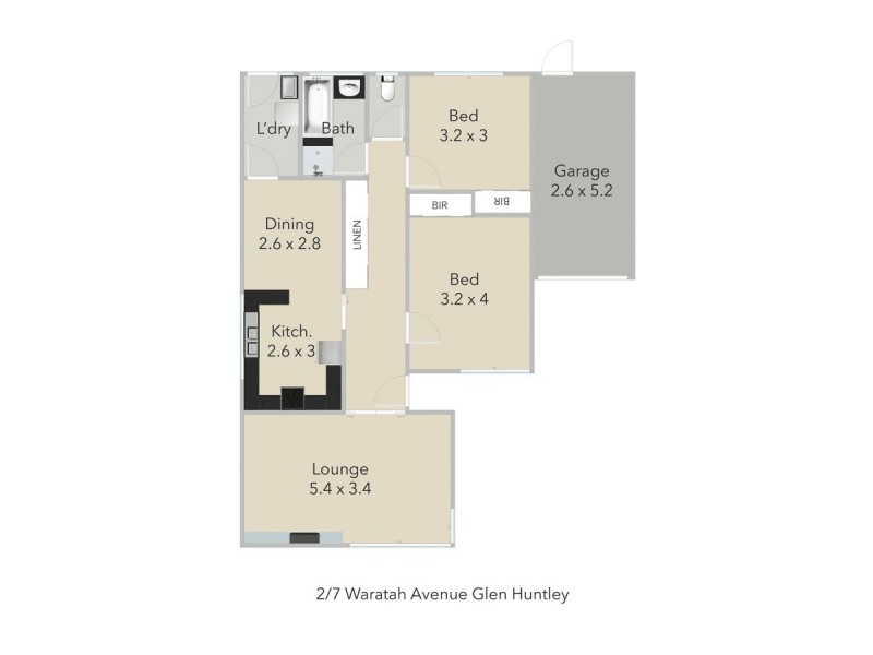2/7 Waratah Ave, Glen Huntly VIC 3163 Floorplan