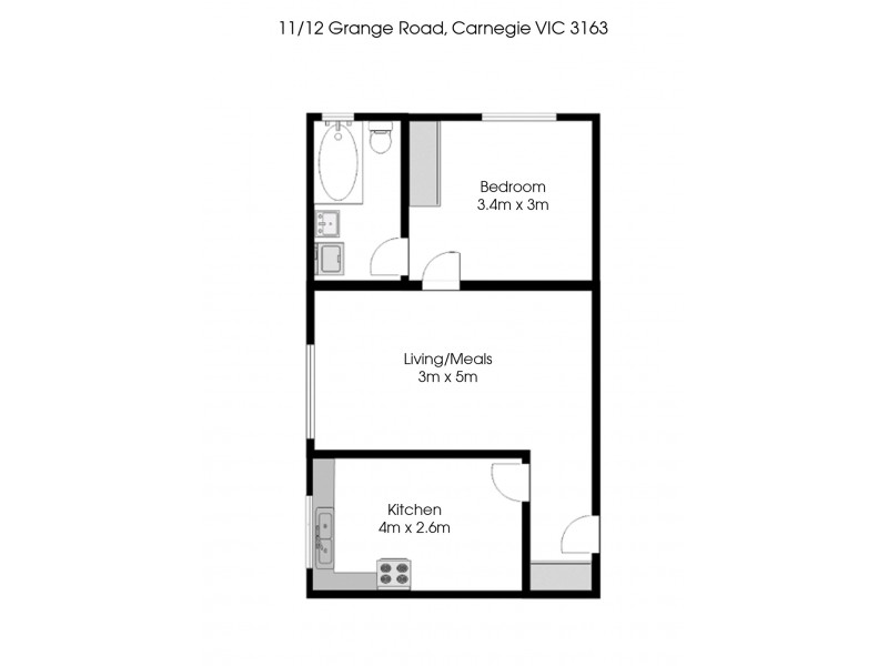 11/12 Grange Rd, Carnegie VIC 3163 Floorplan