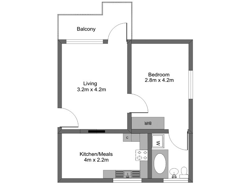 13/133 Grange Rd, Glen Huntly VIC 3163 Floorplan
