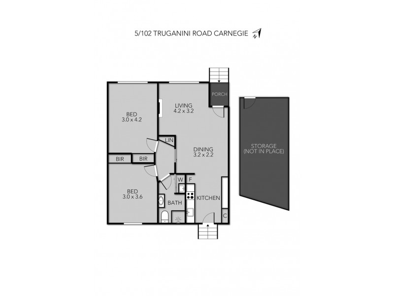 5/102 Truganini Road, Carnegie VIC 3163 Floorplan