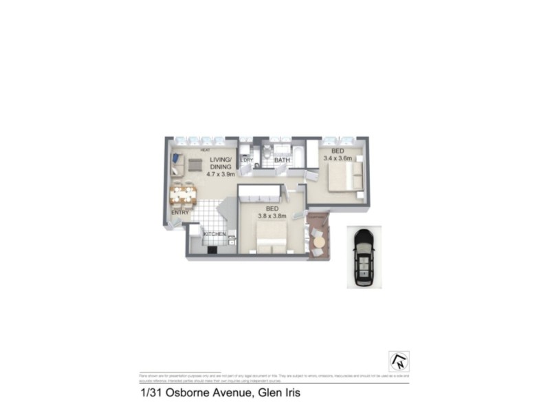 1/31 Osborne Avenue, Glen Iris VIC 3146