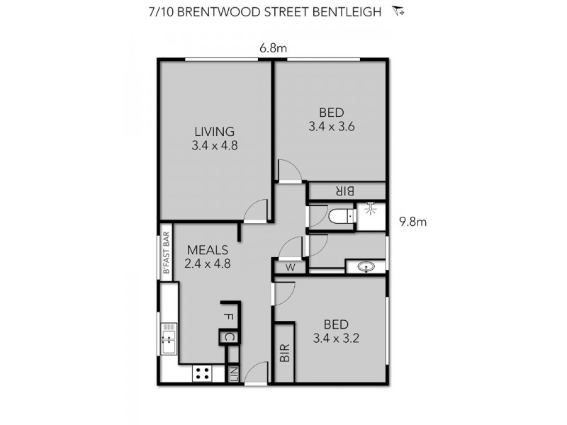 7/10 Brentwood Street, Bentleigh VIC 3204 Floorplan
