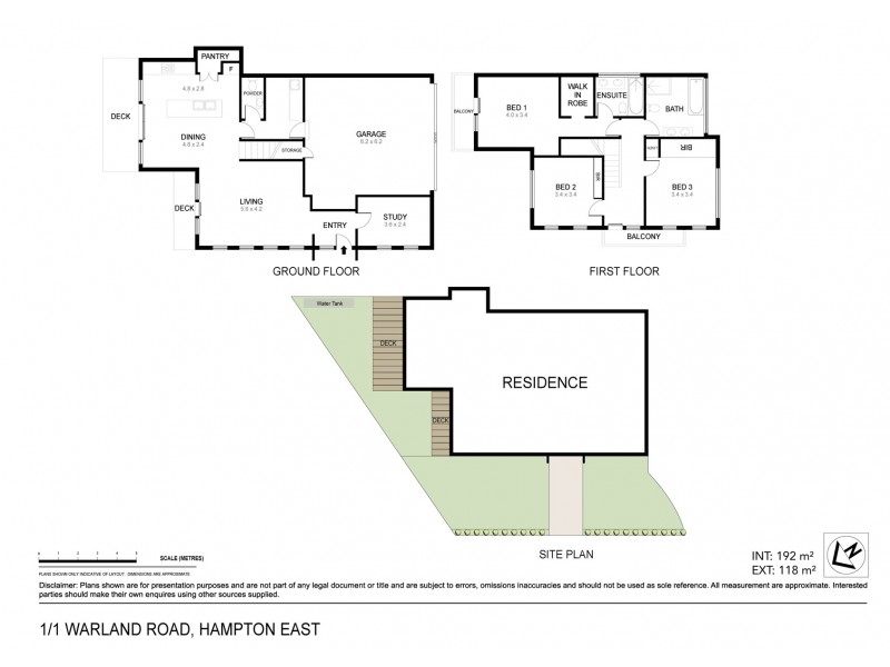 1/1 Warland Road, Hampton East VIC 3188 Floorplan