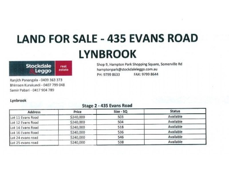 435 Evans Road, Lynbrook VIC 3975