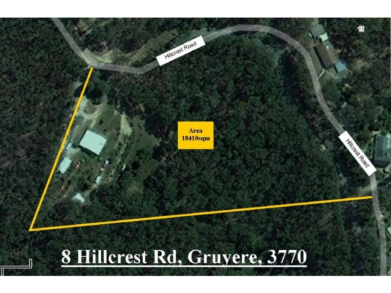 8 Hillcrest Road, Gruyere VIC 3770