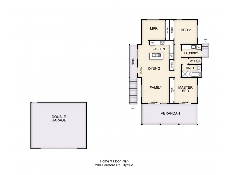 3 Themeda Place (off Leigh Close), Lilydale VIC 3140 Floorplan