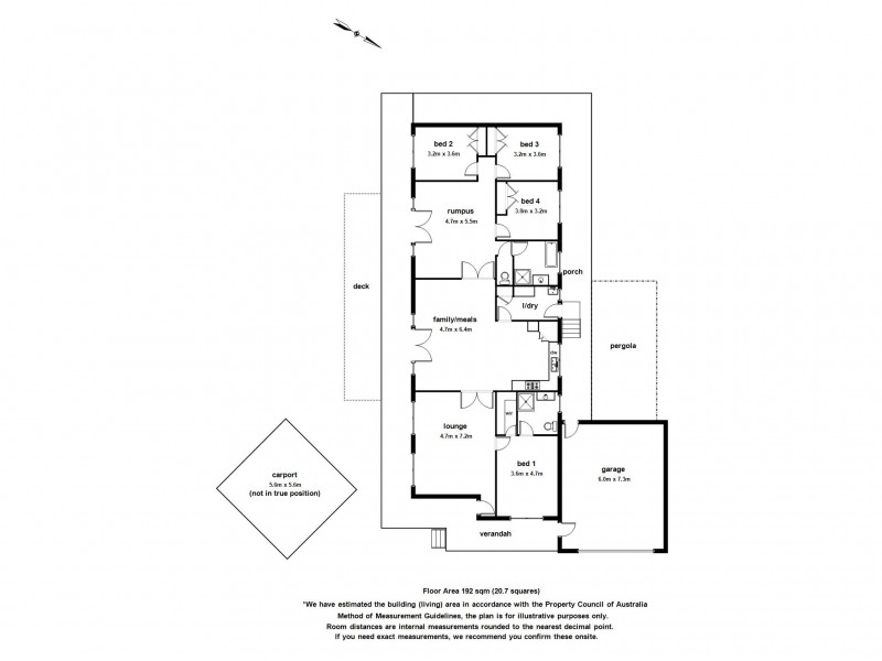 20 Grant Crescent, Healesville VIC 3777 Floorplan