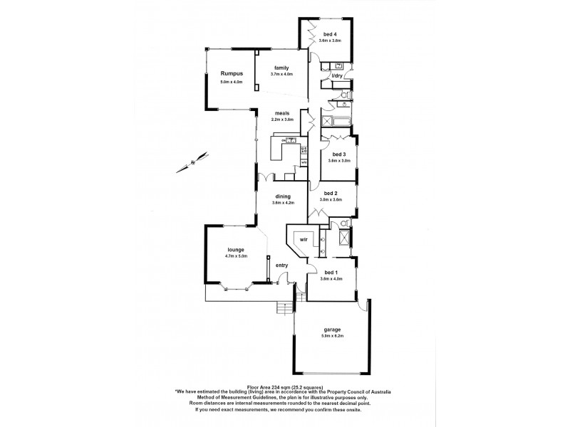 2 Rotherwood Place, Lilydale VIC 3140 Floorplan