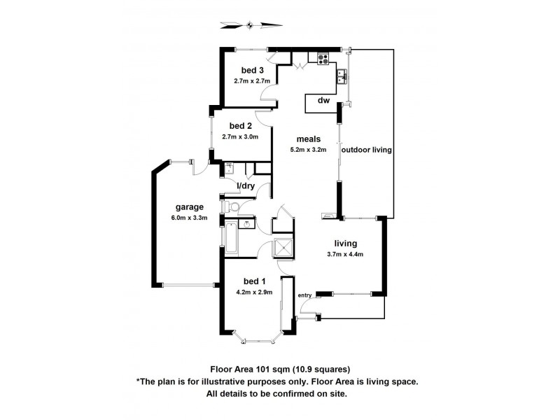8 Charlwood Drive, Mooroolbark VIC 3138 Floorplan