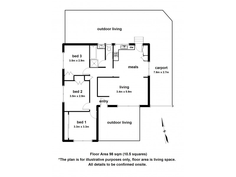 111 Cambridge Road, Mooroolbark VIC 3138 Floorplan