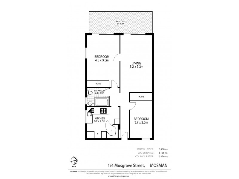 1/4 Musgrave Street, Mosman NSW 2088