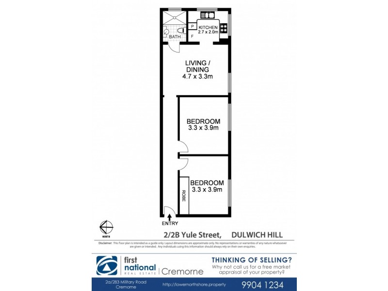 2/2B Yule Street, Dulwich Hill NSW 2203 Floorplan