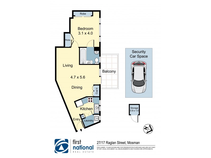27/17 Raglan Street, Mosman NSW 2088 Floorplan