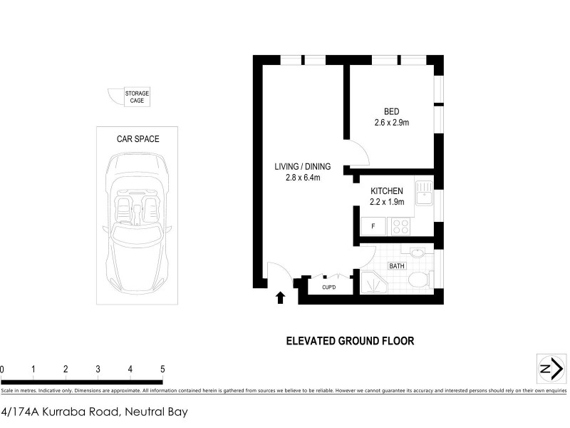 4/174a Kurraba Road, Neutral Bay NSW 2089 Floorplan