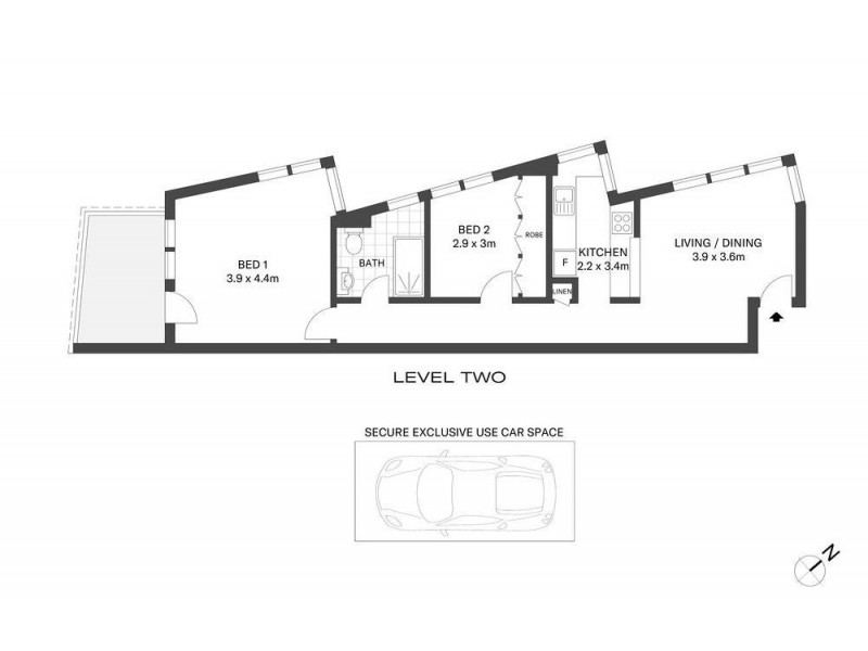4/7 The Esplanade, Mosman NSW 2088 Floorplan