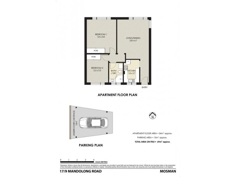 17/9 Mandolong Road, Mosman NSW 2088 Floorplan