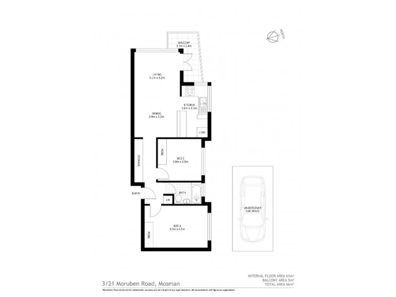 3/21 Moruben Road, Mosman NSW 2088