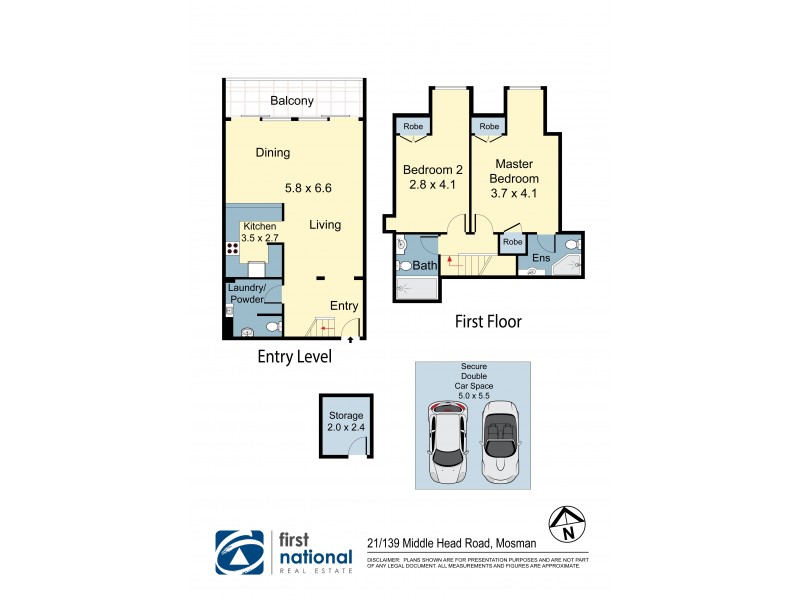 21/139 Middle Head Road, Mosman NSW 2088 Floorplan
