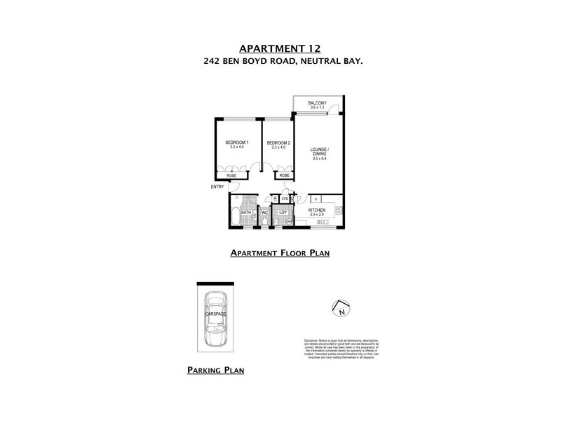 12/242 Ben Boyd Road, Neutral Bay NSW 2089