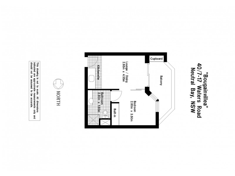 40/7 Waters Road, Neutral Bay NSW 2089 Floorplan
