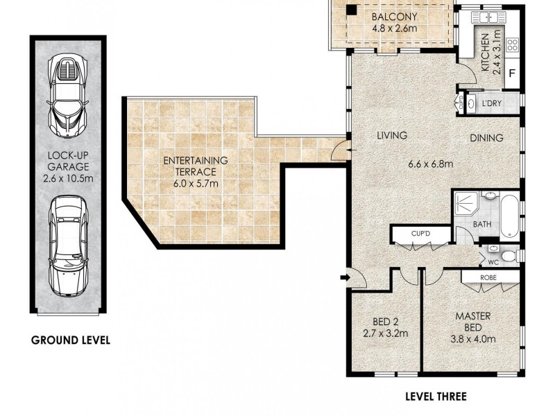 8/108 Wycombe Road, Neutral Bay NSW 2089 Floorplan
