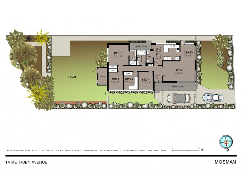 1a Methuen Avenue, Mosman NSW 2088 Floorplan