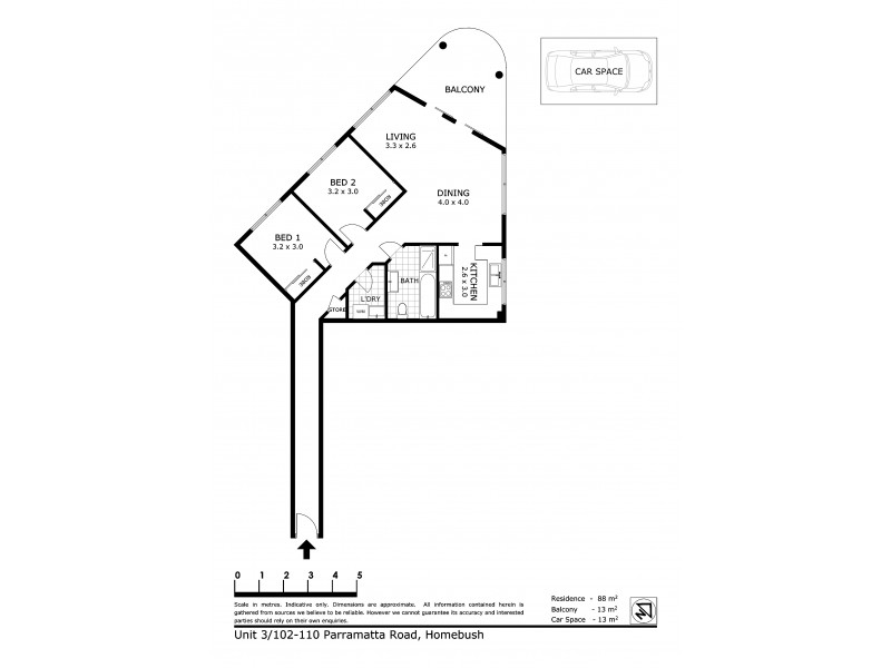 3/102-110  Parramatta Road, Homebush NSW 2140 Floorplan