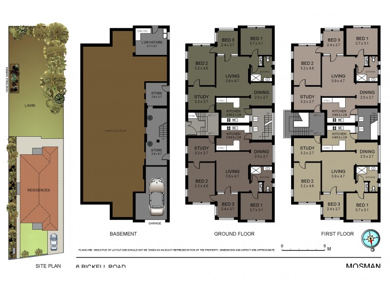 6 Bickell Road, Mosman NSW 2088 Floorplan