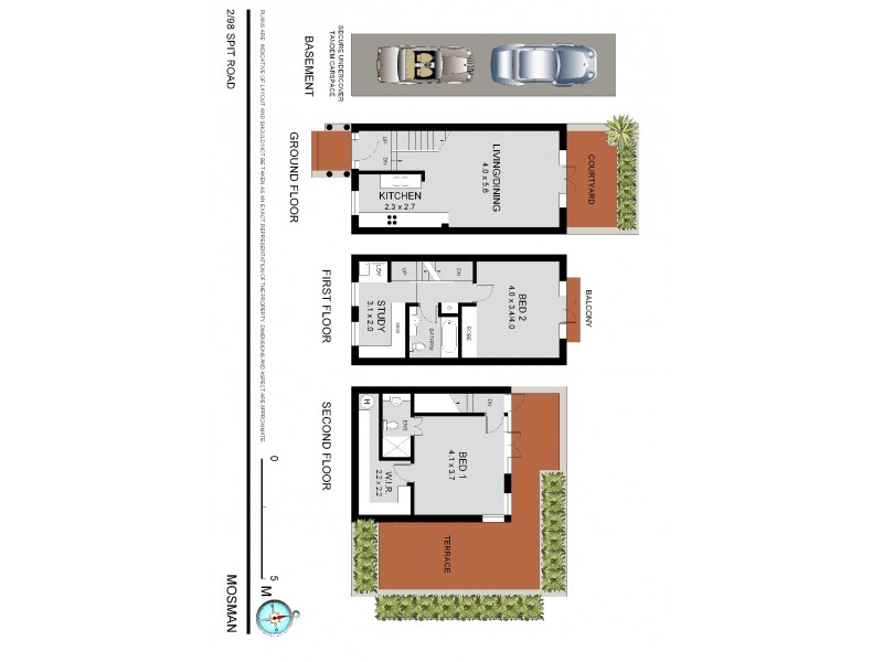 2/98 Spit Road, Mosman NSW 2088 Floorplan