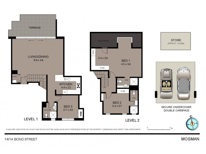14/1a  Bond Street, Mosman NSW 2088 Floorplan