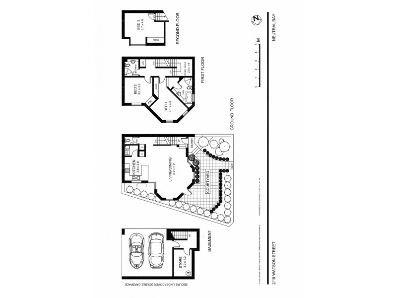 2/19 Watson Street, Neutral Bay NSW 2089 Floorplan