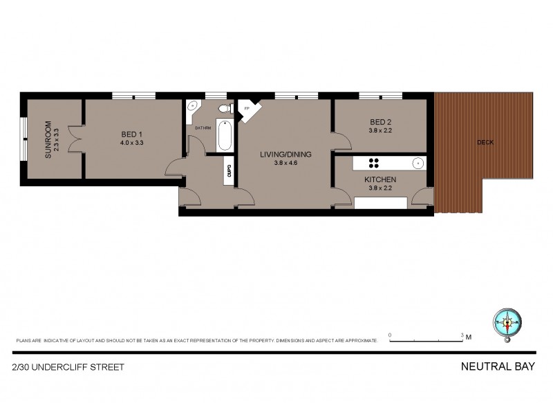2/30 Undercliff Street, Neutral Bay NSW 2089 Floorplan