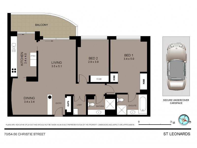70/54-56 Christie Street, St Leonards NSW 2065 Floorplan