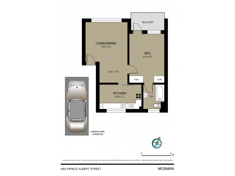 4/63 Prince Albert Street, Mosman NSW 2088 Floorplan