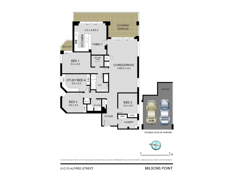 21c/70-72 Alfred Street, Milsons Point NSW 2061 Floorplan