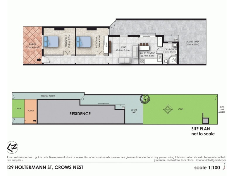 129 Holtermann Street, Crows Nest NSW 2065 Floorplan