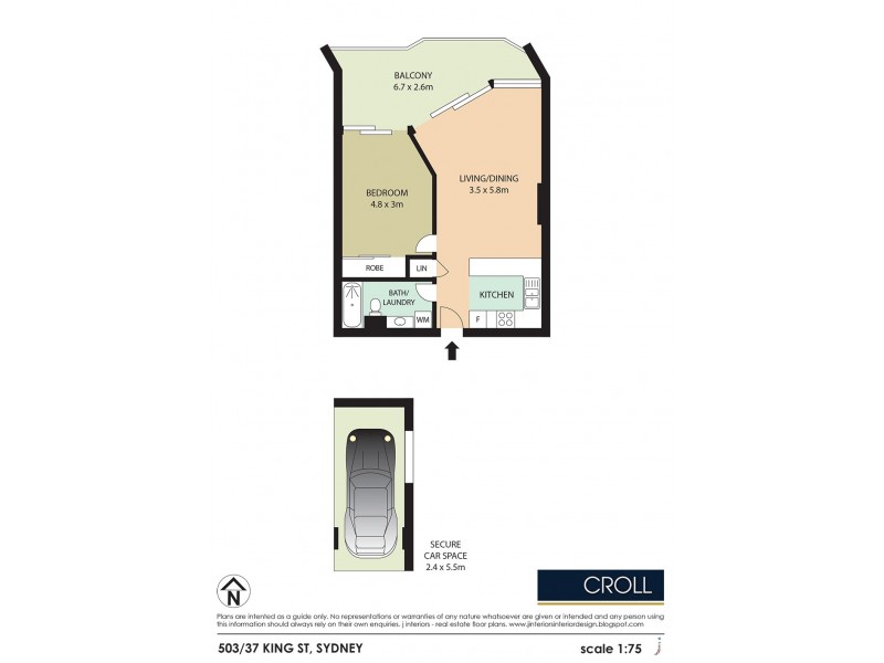 503/37-43 King Street, Sydney NSW 2000 Floorplan