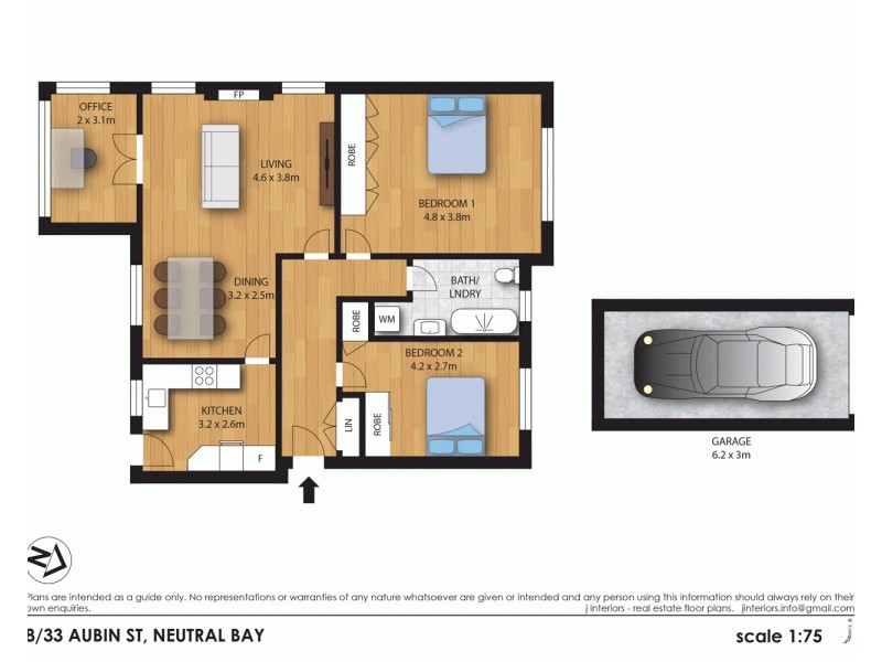 8/33 Aubin Street, Neutral Bay NSW 2089 Floorplan