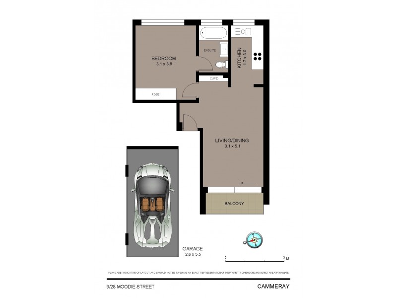 9/28 Moodie Street, Cammeray NSW 2062 Floorplan