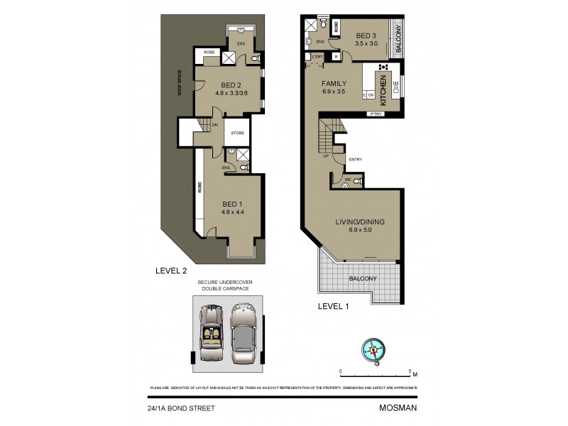 24/1a Bond Street, Mosman NSW 2088 Floorplan