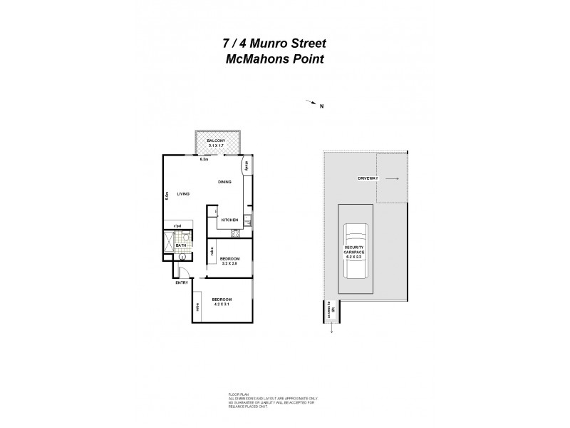7/4 Munro Street, Mcmahons Point NSW 2060 Floorplan