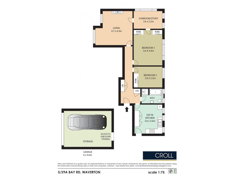 5/29a Bay Road, Waverton NSW 2060 Floorplan