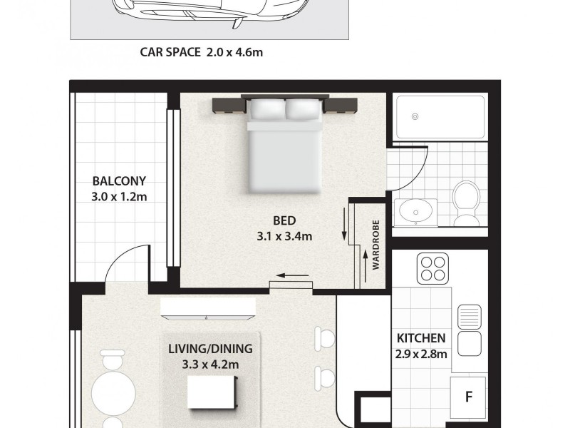 41/22 Mosman Street, Mosman NSW 2088 Floorplan
