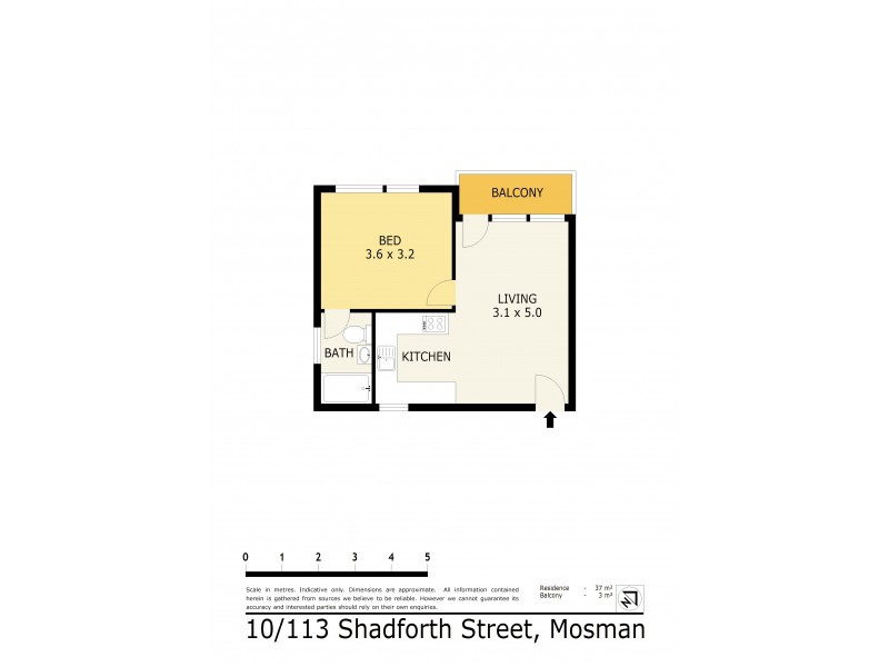 10/113 Shadforth Street, Mosman NSW 2088 Floorplan