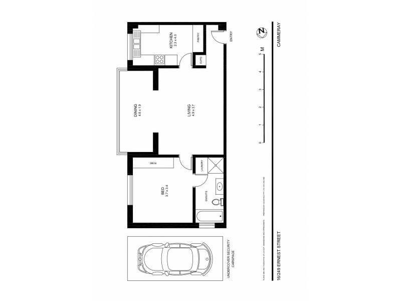 16/249 Ernest Street, Cammeray NSW 2062 Floorplan