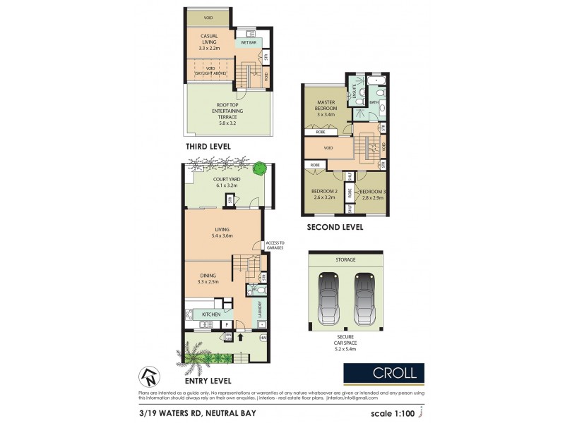 3/19 Waters Road, Neutral Bay NSW 2089 Floorplan