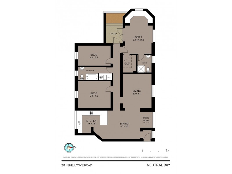 2/11 Shellcove Road, Neutral Bay NSW 2089 Floorplan